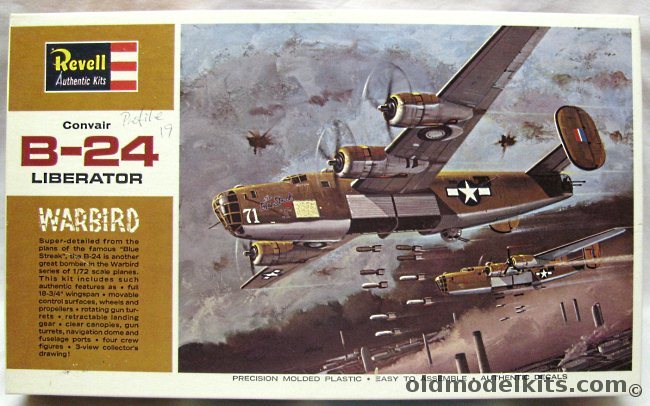 Revell 1/72 Convair B-24 'The Blue Streak' WARBIRD, H203-200 plastic model kit